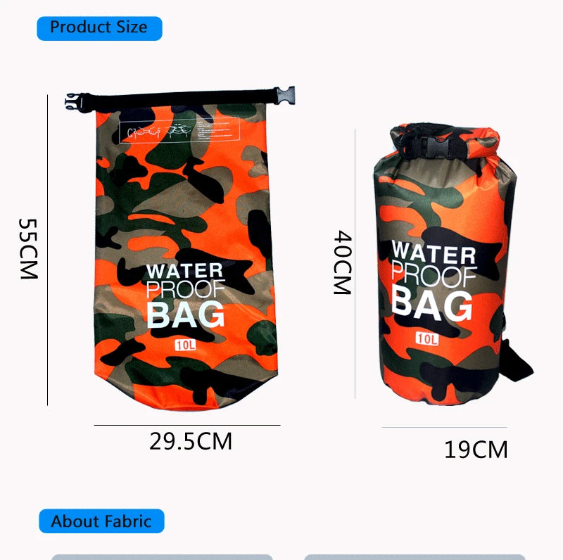 Waterproof Dry Bag - Medium (10L/15L)